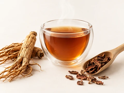 Чай из чёрного корейского женьшеня